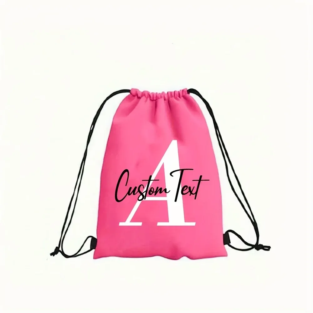 sac à dos personnalisé avec initiales, sac de sport, sac de natation, sac de gym, sac de club après l'école, multifonctionnel