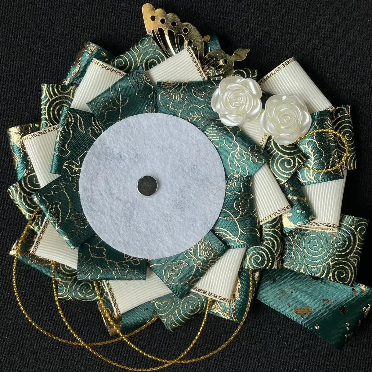 sac de cosplay ita de luxe, badges de remplissage de fleurs, porte-plateau de base pour sac à dos, broche en ruban, rosette décorative pour épingles d'exposition, 2023