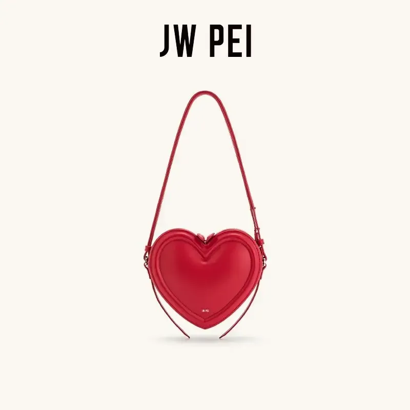 sac bandoulière en forme de cœur jwpei, sac d'amour tridimensionnel doux et cool, sac bandoulière pour femme