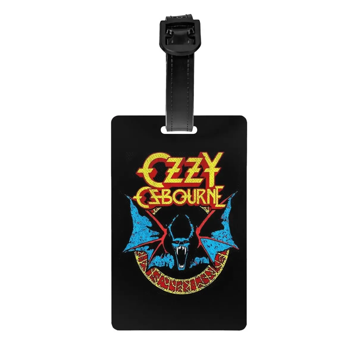 étiquettes à bagages ozzy osbourne rock band heavy metal, accessoires pour valises, étiquette de bagage de voyage, porte-étiquette d'embarquement, porte-nom, adresse