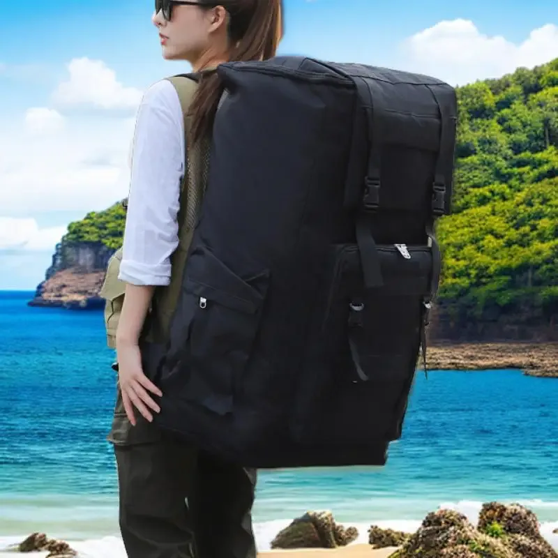 sac dos oxford polyester noir bleu beige camouflage poche chaussures ceinture air unisexe vieille couverture souple