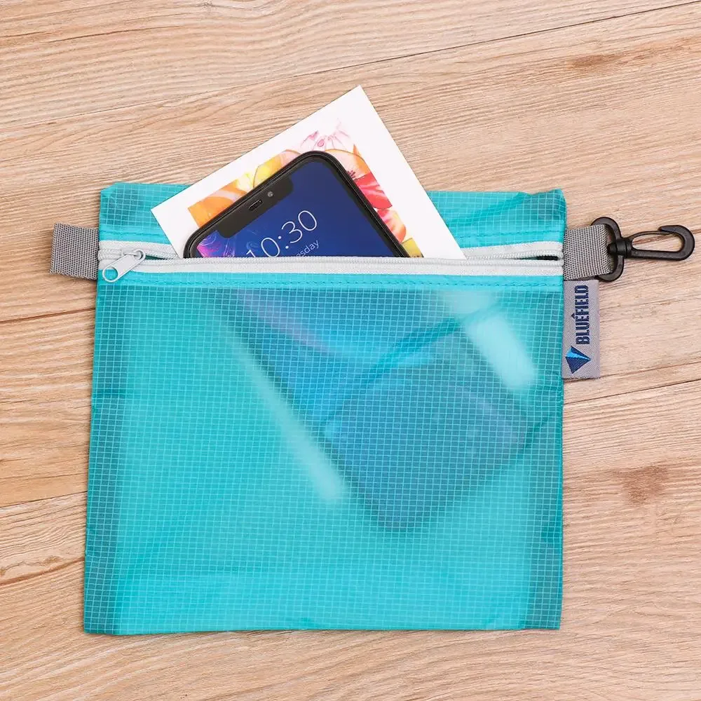 pochette de randonnée portable avec crochet, organisateur d'extérieur, housse de pluie pour sac à dos, trousse de toilette de voyage, sacs de natation imperméables