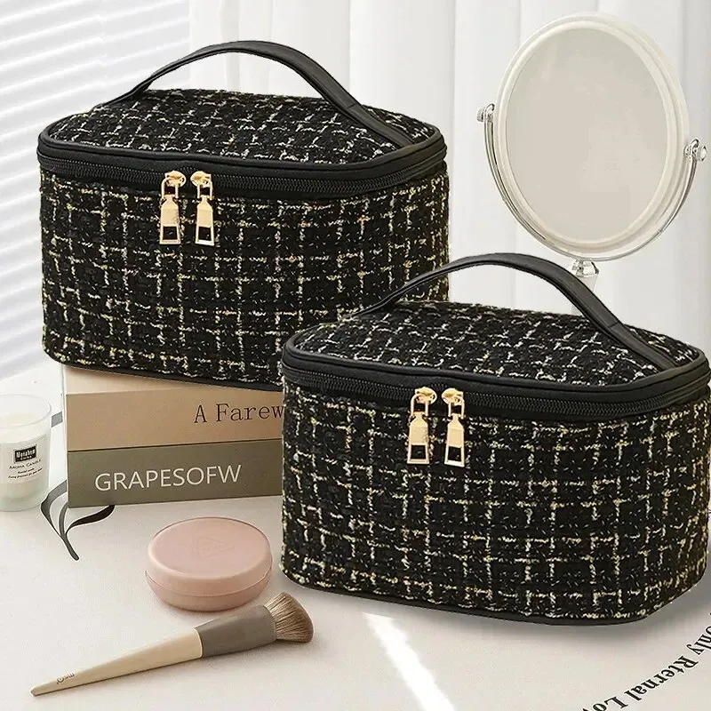 trousse à cosmétiques pour femmes, grande capacité, inspirée par instagram, nouveau style coréen, organisateur de toilette portable
