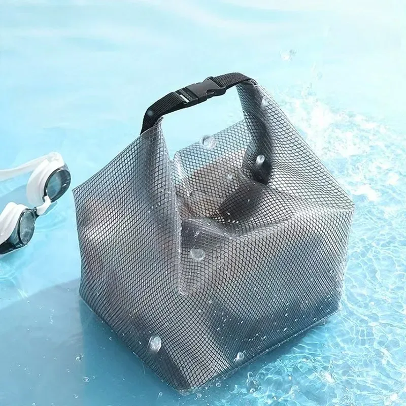 sac étanche portable en eva, sac étanche pour maillot de bain, idéal pour les vacances à la plage, sac portable pour maquillage et articles de toilette, sac de voyage.