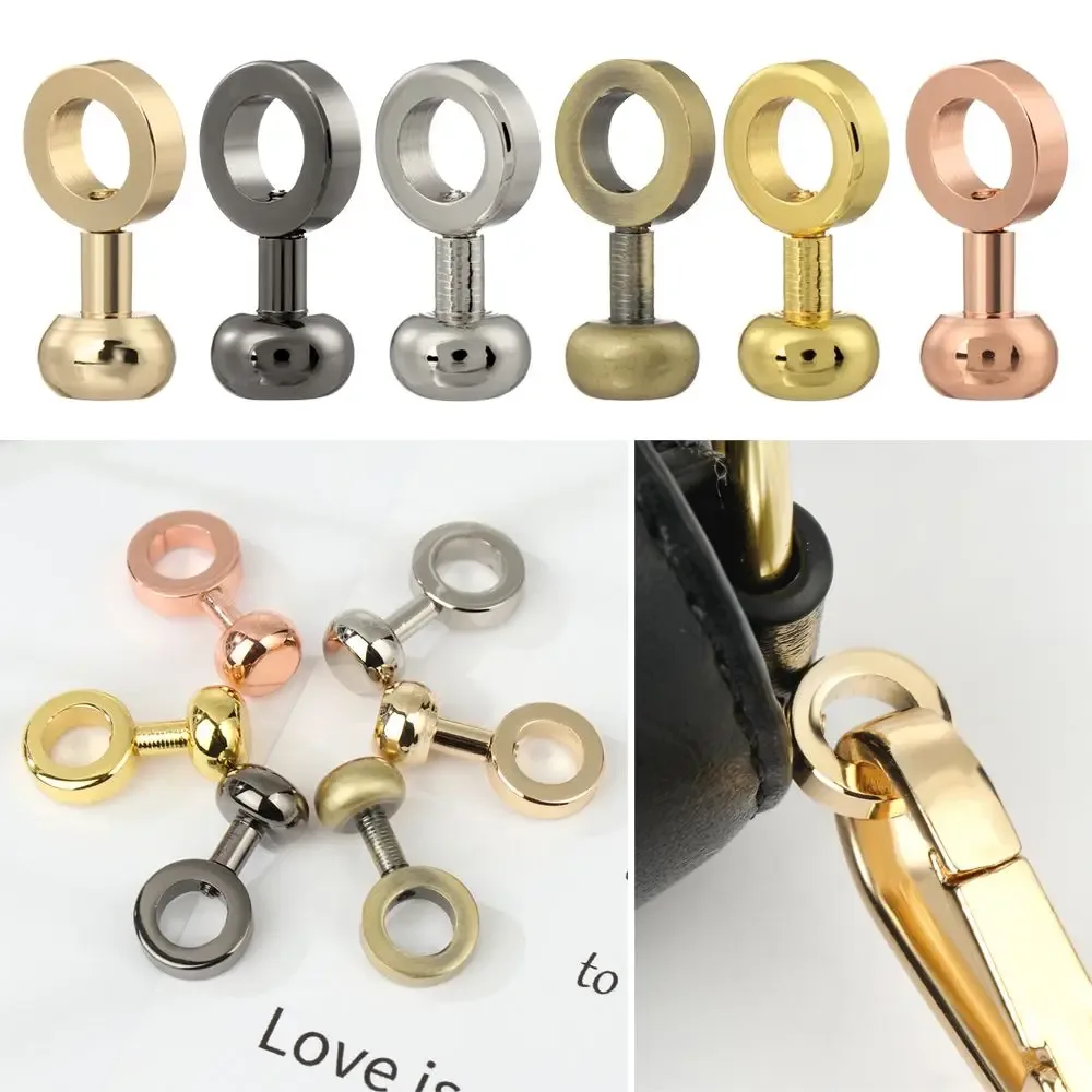 accessoires en cuivre pur pour sac, boucle de chaîne à fermeture éclair, remplacement des boucles de transformation, boutons matériels, kit de réparation de sac à main, 1/2 pièces