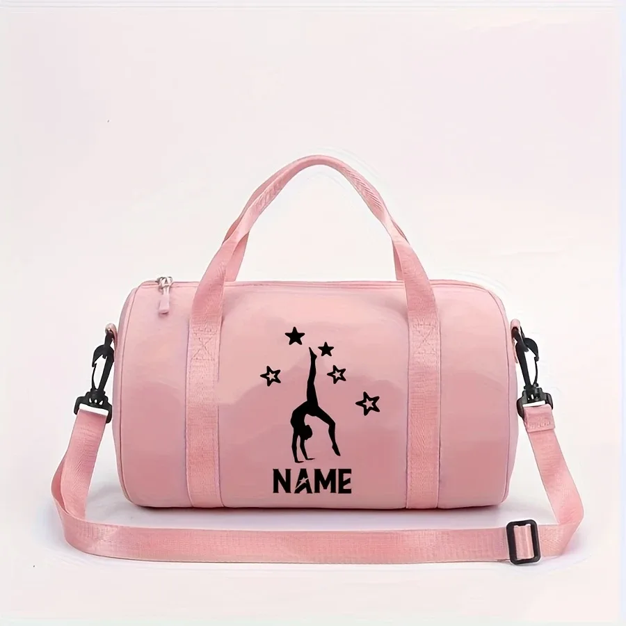 sac à bandoulière grande capacité personnalisé avec imprimé danse, sac de sport décontracté pour les trajets quotidiens, le travail, les vacances et le rangement quotidien
