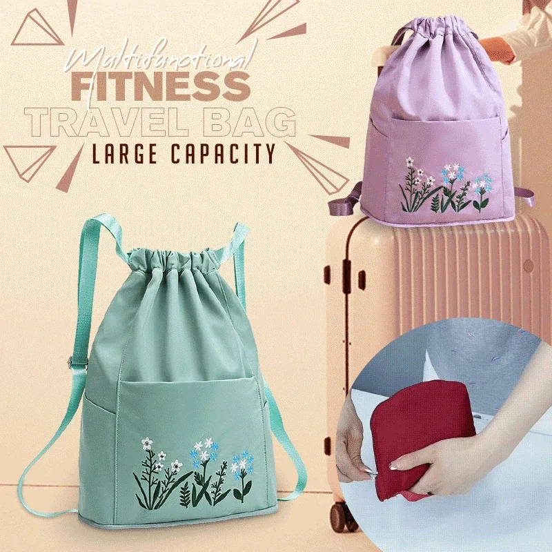 markroyal femmes cordon sac à dos pliant doux multifonction portable mode femmes voyage shopping sac à main livraison directe