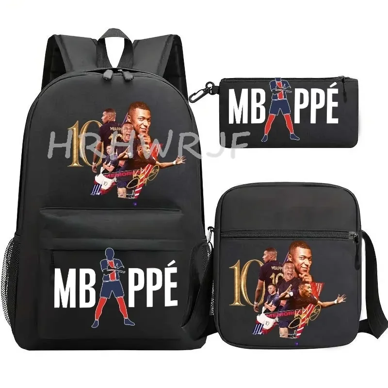 sacs à dos neymar, lot de 3, grand sac de voyage pour adolescents, sac d'école, sac à dos de sport, sac à dos décontracté en nylon classique pour ordinateur