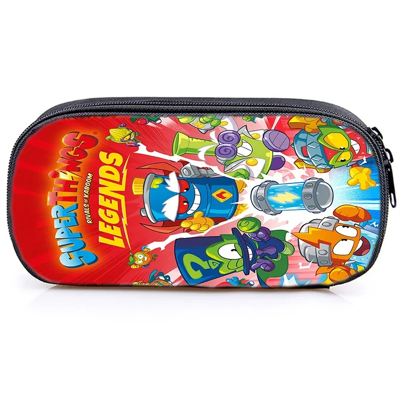 nouveau superthings dessin animé sac à dos 3 pièces ensemble garçons filles cartable sac à bandoulière sac à crayons supthings cartable scolaire voyage mochila