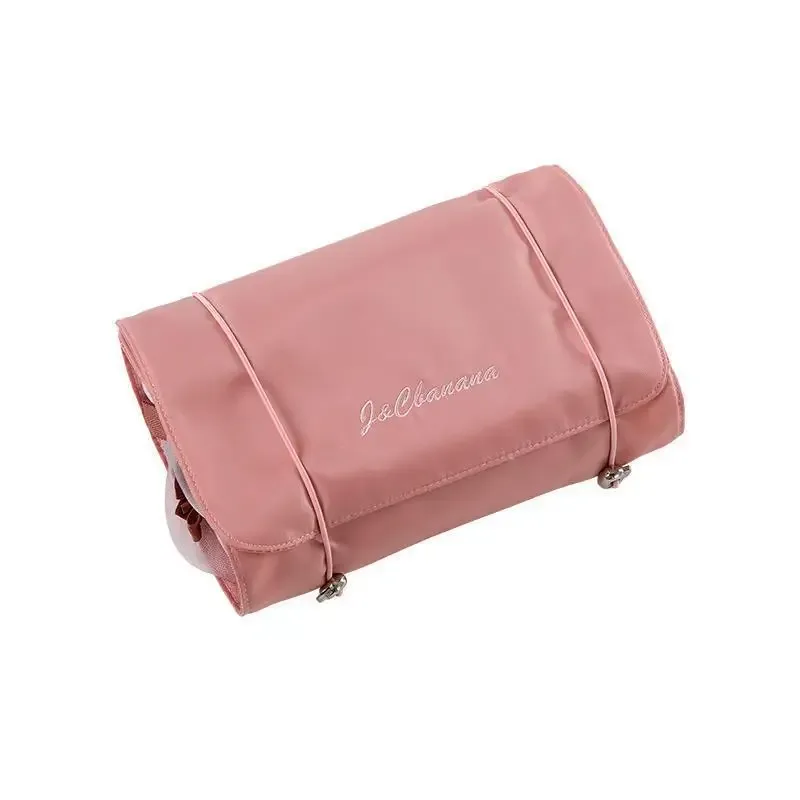 sac de maquillage pliable 4 en 1, grande capacité détachable, organiseur de cosmétiques et de produits de toilette portable avec poignée