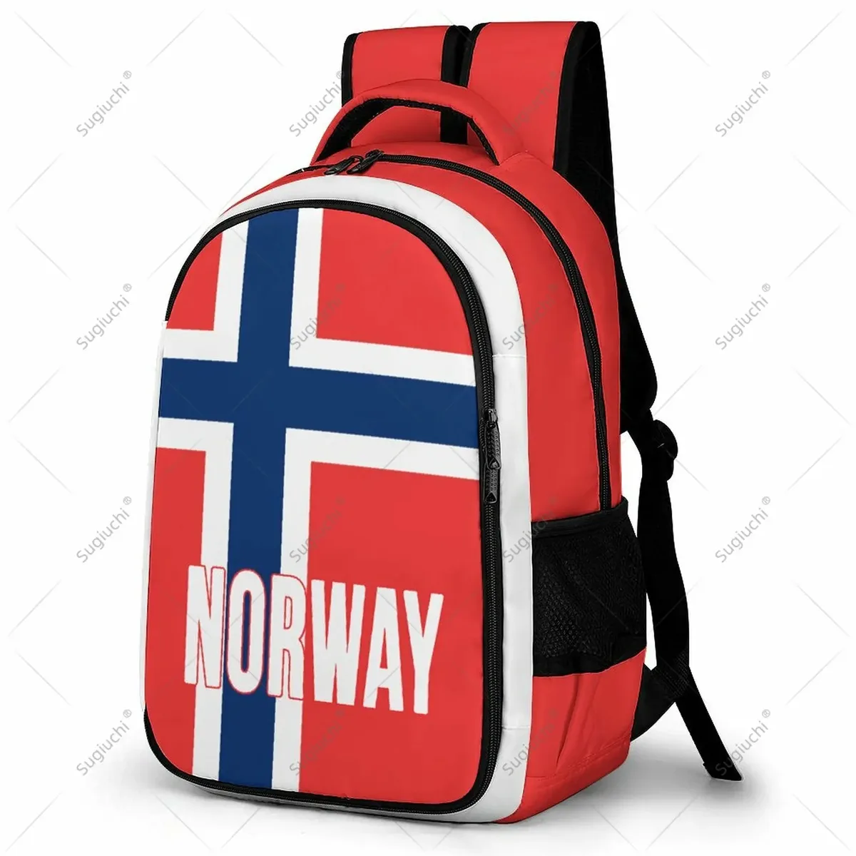 sac à dos avec drapeau norvégien, cartable pour étudiants, sac à dos intelligent pour voyage d'affaires et loisirs, sac à dos pour ordinateur portable, sac de travail de bureau
