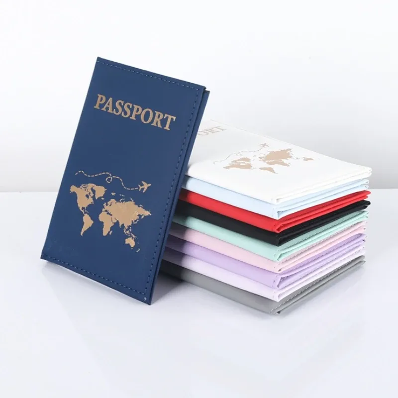 housse de passeport de voyage pour femmes et hommes, porte-passeport, étui pour cartes de crédit