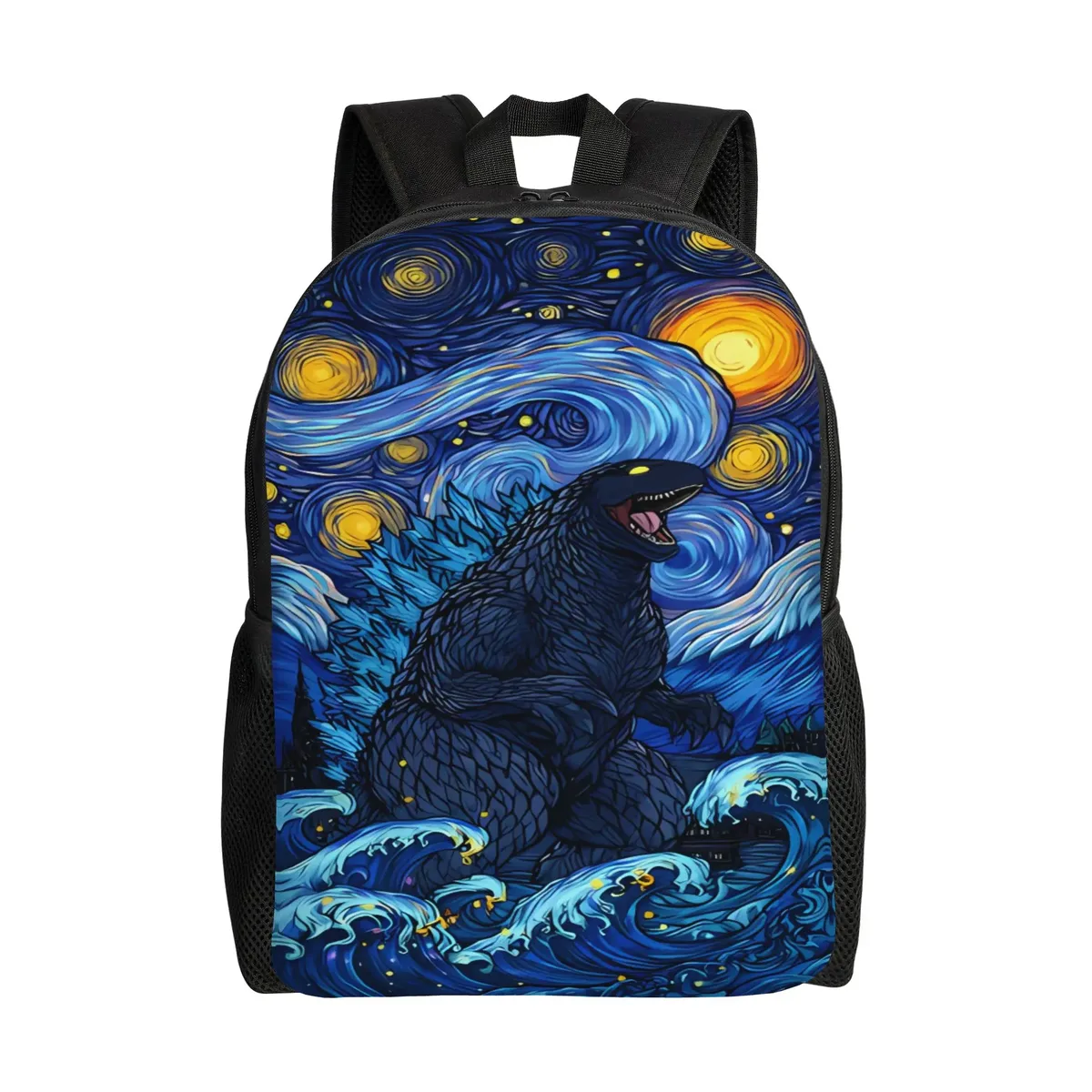 sac à dos imprimé en 3d godzillaed, sacs à dos de randonnée, sacs d'école de haute qualité pour étudiants, grands sacs de lycée, sac à dos esthétique