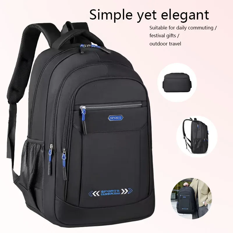 Sac à dos Oxford unisexe pour le sport, grande capacité, léger, résistant à l'eau, décontracté, pour l'école, les voyages, le quotidien, pour ordinateur portable