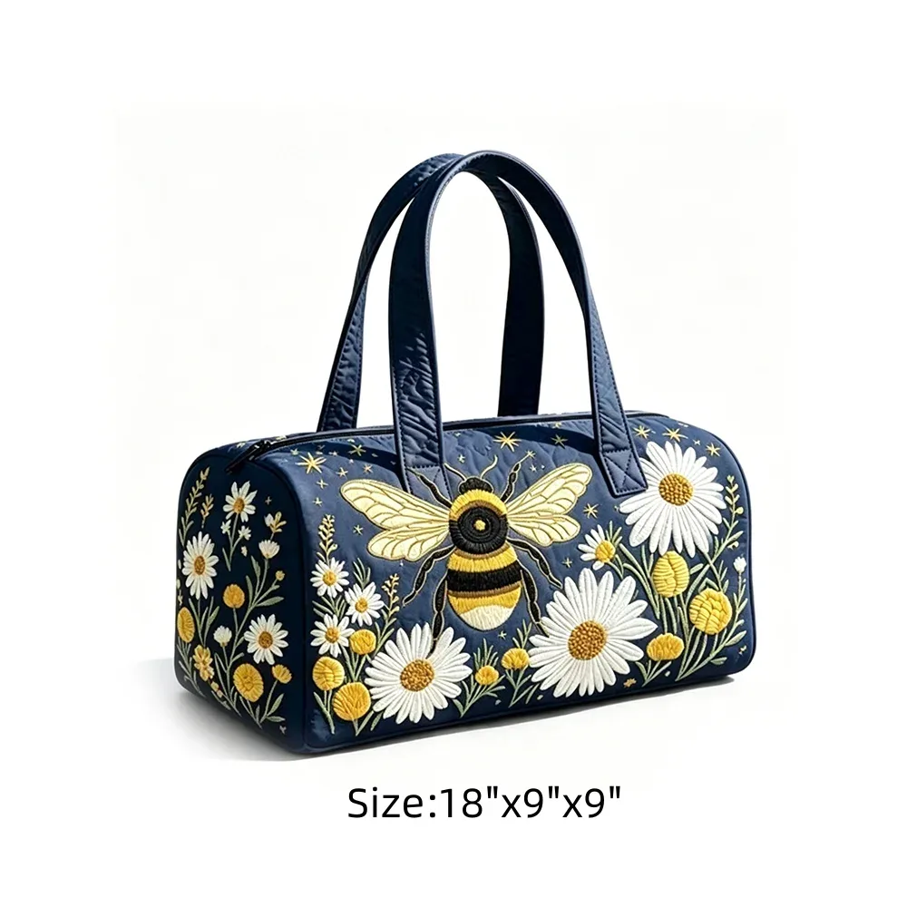 sac de voyage tropical motif ciel étoilé, imprimé flamants roses et palmiers, sac de nuit matelassé bleu marine pour femme, idéal pour les vacances d'été à la plage