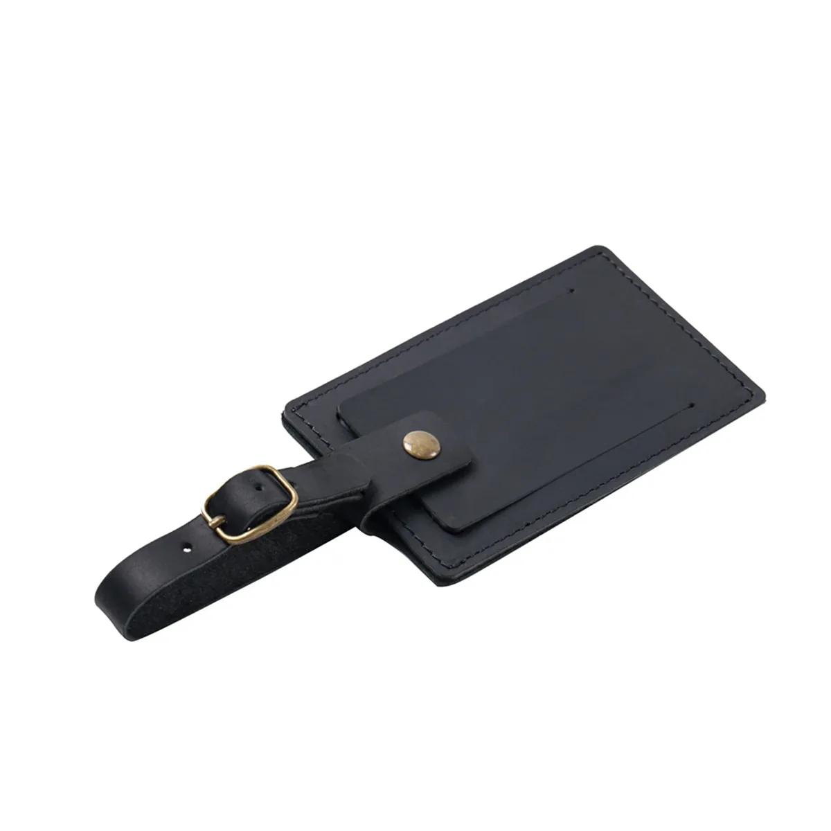 étiquette de bagage en cuir vintage, étiquette de voyage en cuir pleine fleur de qualité supérieure, cadeau créatif pour les voyageurs, 11x7x5cm 40g