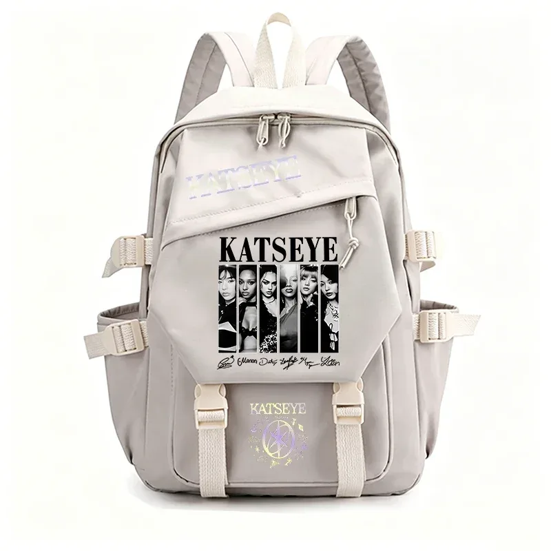 nouveau sac à dos kpop-katseye pour enfants, garçons et filles, sac d'école mignon, sac de voyage pour femmes et hommes, sac pour ordinateur portable, sac quotidien, sac à dos pour fans de katseye