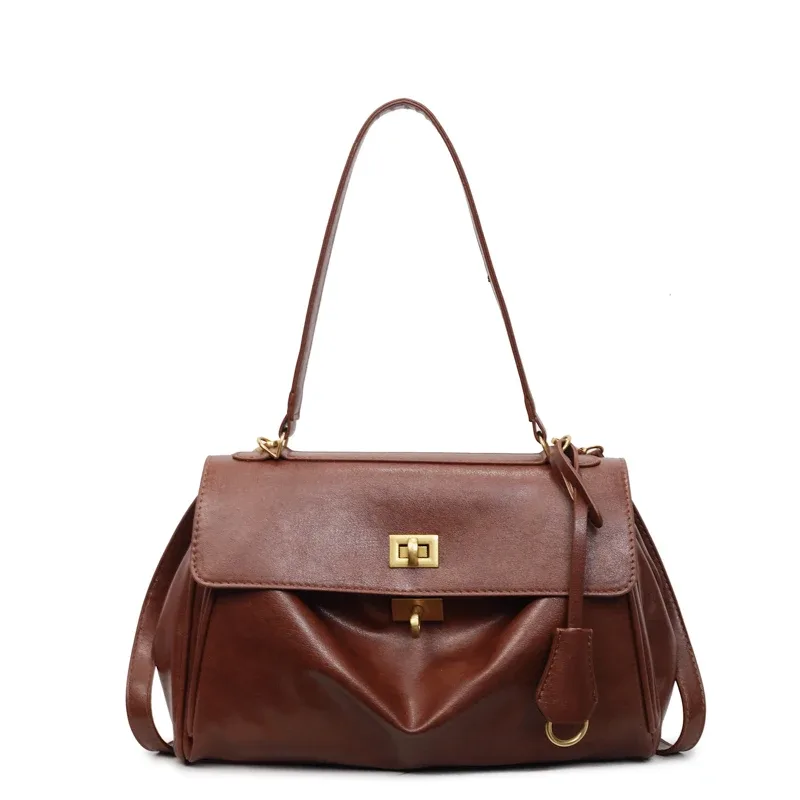 sac à main femme sac de cours sacs marques luxes moods deux tailles rabat sacs à bandoulière pour femmes rétro couleur unie grande capacité shopper sac à bandoulière 2025 nouveaux sacs à main de mode