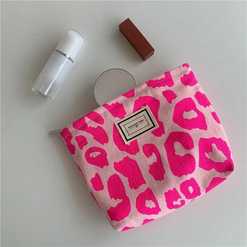 trousse à cosmétiques pour femmes, trousse de maquillage florale, organisateur, pochette à cosmétiques brodée coréenne, trousse de toilette de voyage, trousse de beauté en toile de velours côtelé