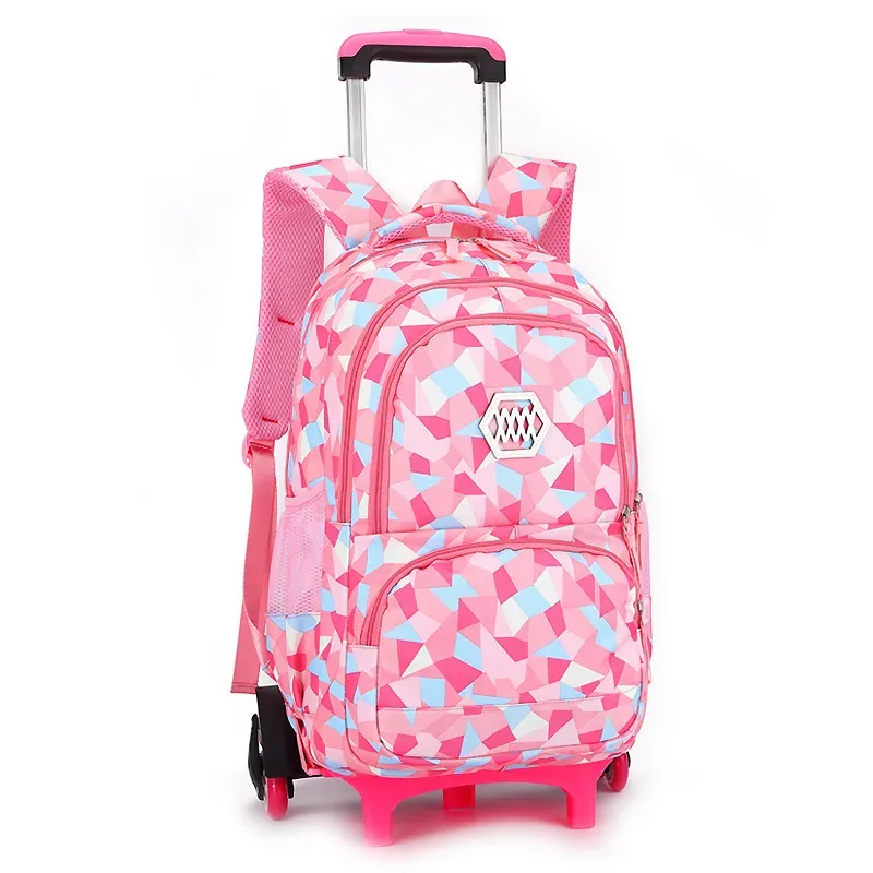 sacs à dos d'école à roulettes pour enfants, sacs à roulettes, sac d'école étanche pour adolescentes, sac de voyage à roulettes pour enfants