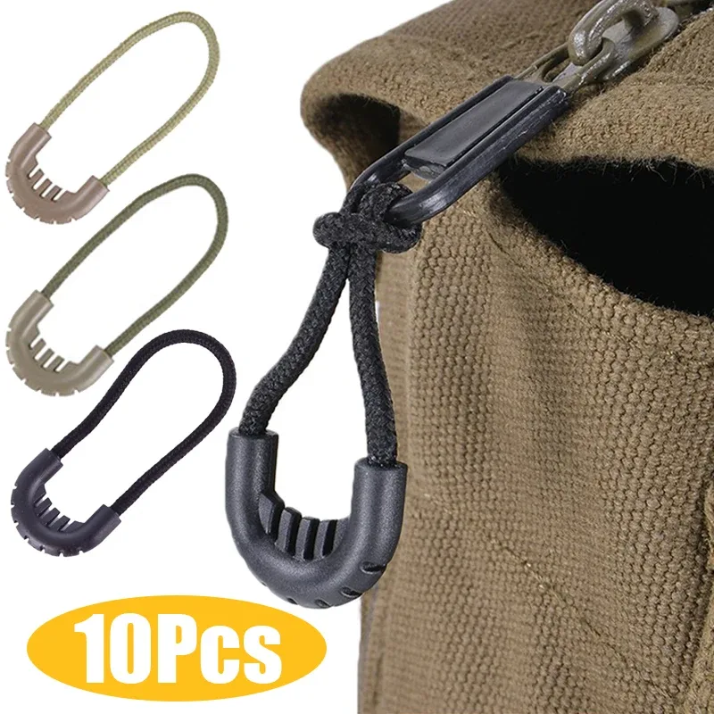 extracteur de traction de fermeture éclair de remplacement, pour sac, valise, sac à dos, tente, cordes à fermeture éclair, clips de verrouillage, curseur, accessoires pour vêtements, nouvelle collection