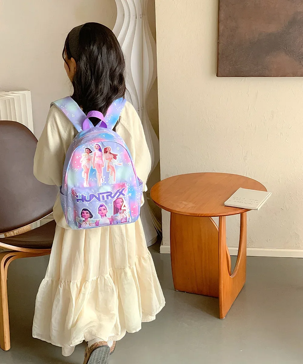 sac à dos léger violet de 10 pouces rumi mira zoey saja pour garçons et filles moch