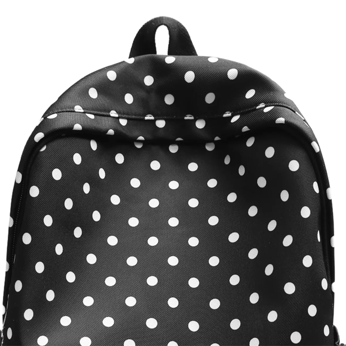 sac à dos mignon à pois kawaii en nylon, sac à dos de voyage esthétique pour filles et femmes, idéal pour l'université et les loisirs