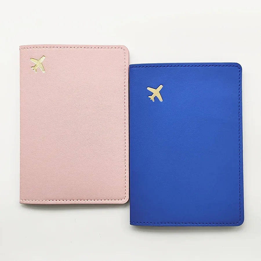porte-passeport en cuir pu, étui de voyage, accessoires de voyage, portefeuille tendance pour filles et garçons