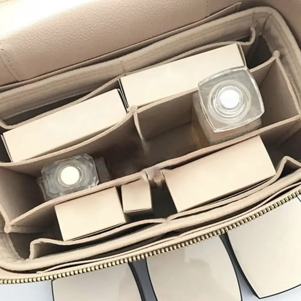 feutre insérer doublure sac à main organisateur pochette sac à main sac fourre-tout sac interne pour lv nice nano/mini/bb