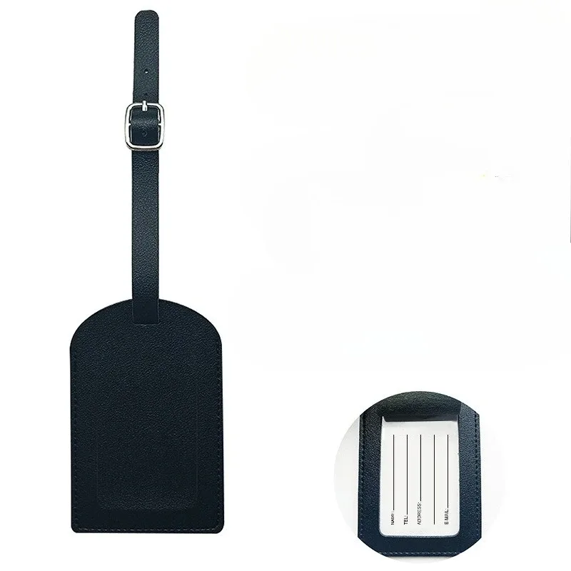 étiquettes de bagages personnalisées en pu, étiquette de valise, étiquettes de bagages, accessoires de voyage, mariage, cadeaux d'anniversaire, 2 pièces