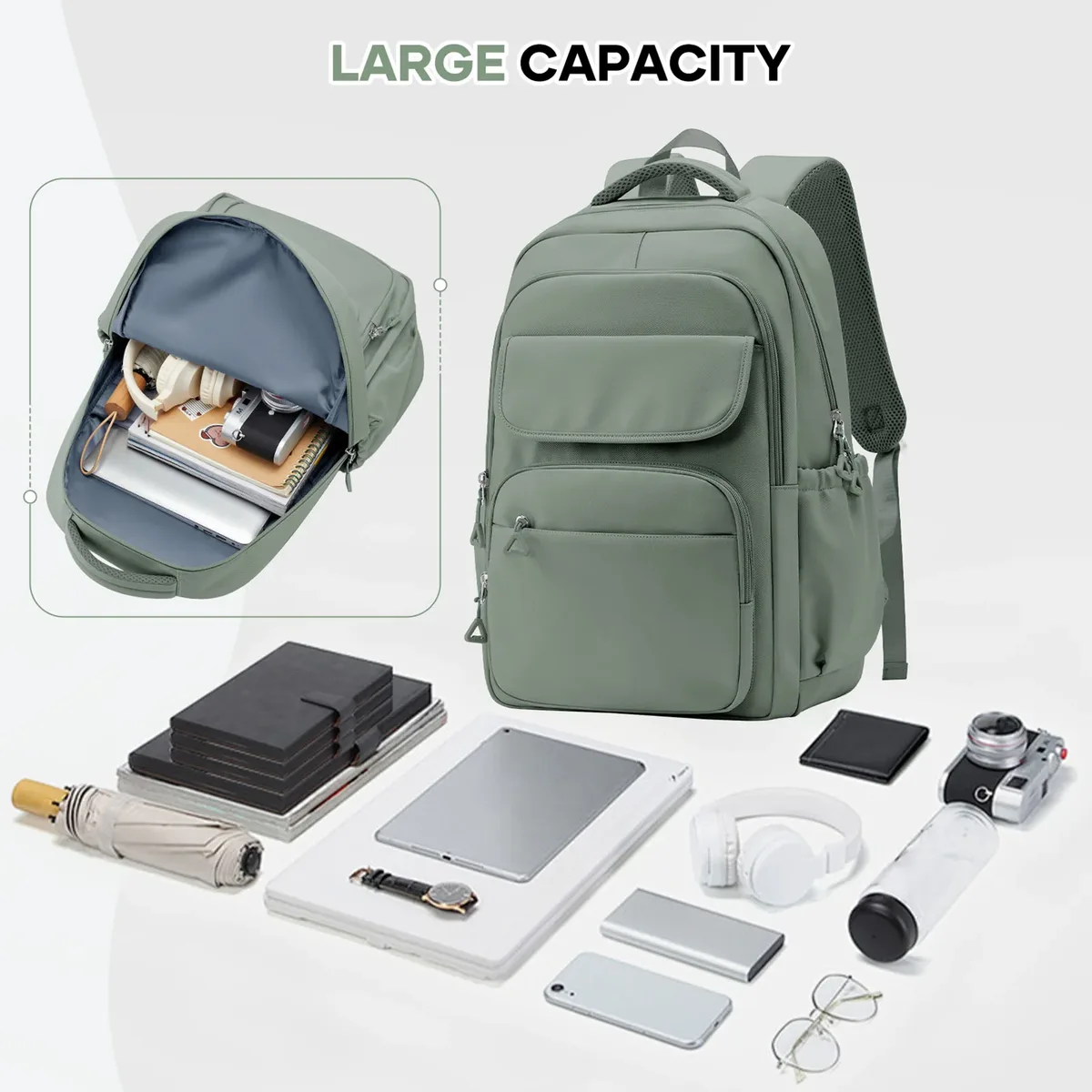 sacs à dos pour ordinateur portable 15,6 pouces, cartable d'école primaire pour filles et garçons du premier cycle du secondaire, grands sacs à livres pour adolescents