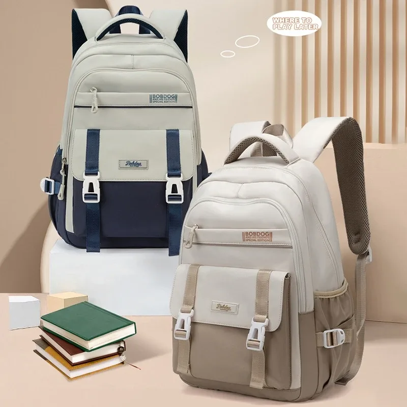Sac à dos grande capacité, Nouveau sac à dos décontracté pour femme style universitaire 2025, Sac à dos de campus imperméable
