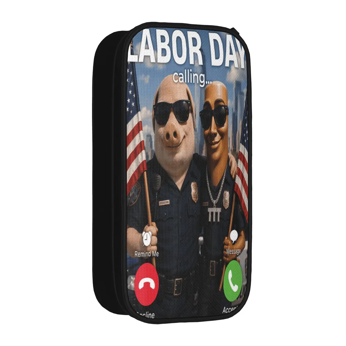 tung sahur neegy meme doorbell john pork halloween trousse à crayons esthétique pour garçons et filles, personnalisable diy pour l'école