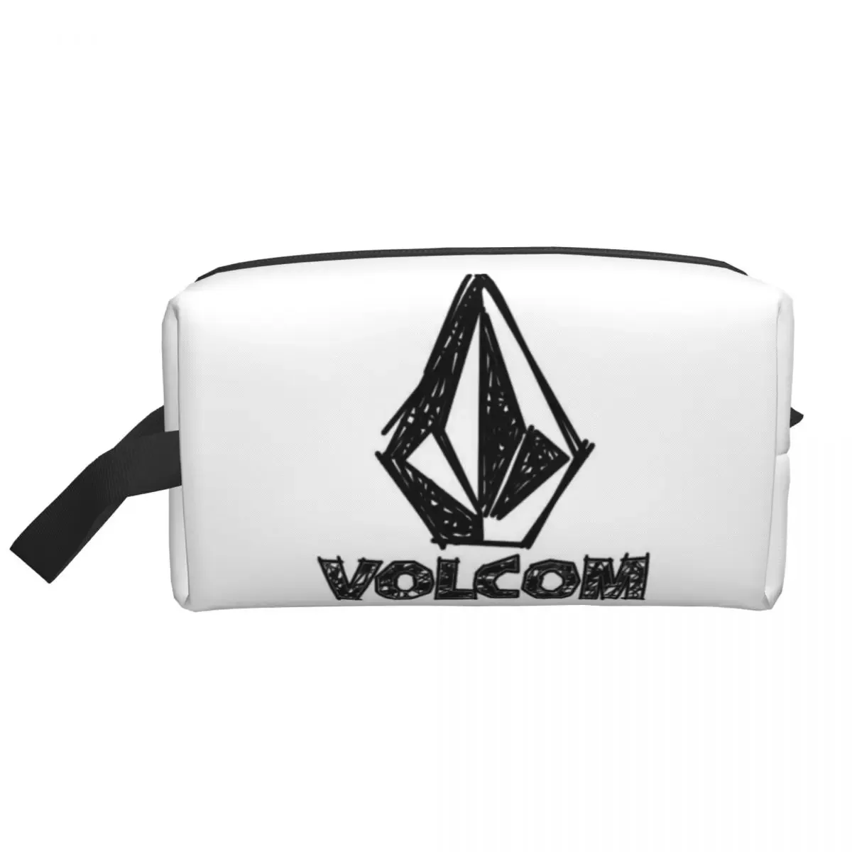 v-volcom – trousse de maquillage avec logo, organisateur de cosmétiques, trousse de toilette, trousse à cosmétiques pour femmes, trousse de voyage pour la beauté, trousse à crayons