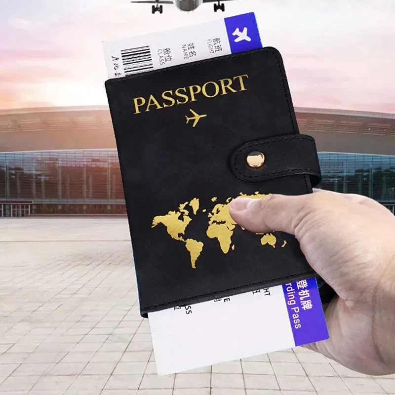 porte-passeport de voyage pour hommes et femmes, organiseur essentiel pour cartes de crédit, étui de rangement - accessoires de voyage compacts