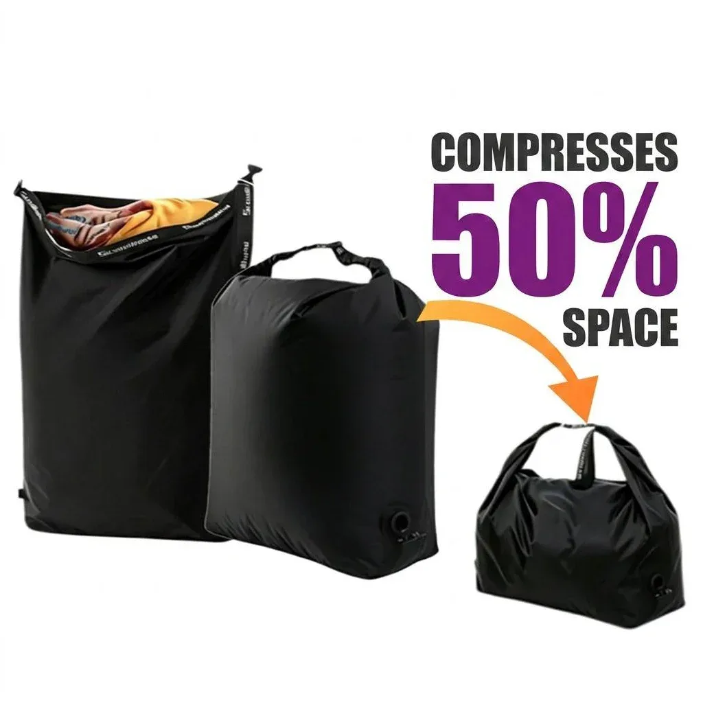 sacs voyage compression vide lourds voyage etanche anti dechirure reutilisable organisateur rv campeur durable portatif compact leger pliable protection anti humidite & moisi maison placard sacoche homme sac de sport