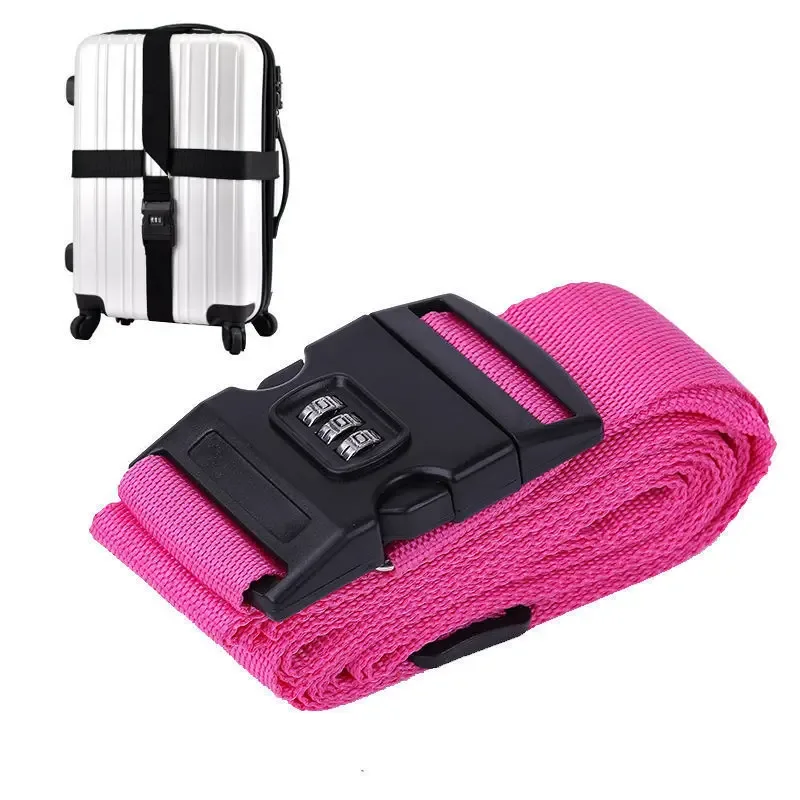 ceinture sécurité sangle réglable mot passe nylon couleur multiple valise sac voyage protection antivol