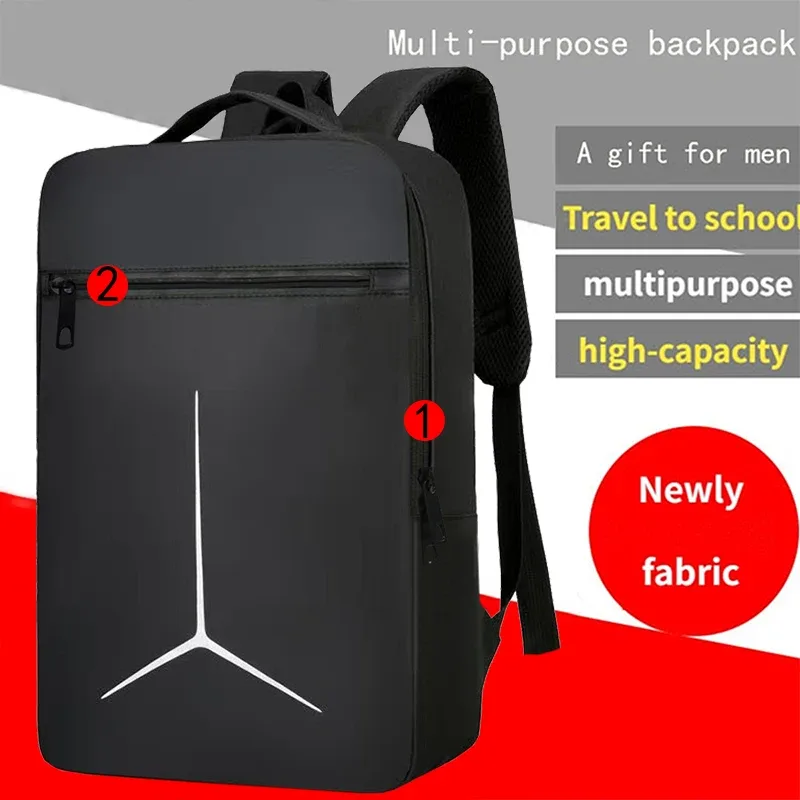 sac à dos unisexe pour ordinateur portable, tissu oxford, résistant à l'eau, grande capacité, décontracté, pour le travail quotidien, les voyages, l'école