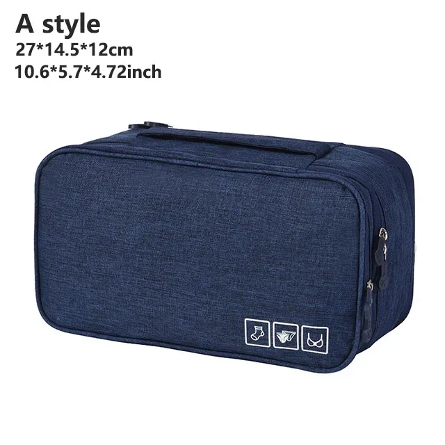 sac de rangement portable multi-couches pour lingerie de voyage pour femmes, organiseur de sous-vêtements, pochette étanche compartimentée pour chaussettes et soutiens-gorge, étui de voyage