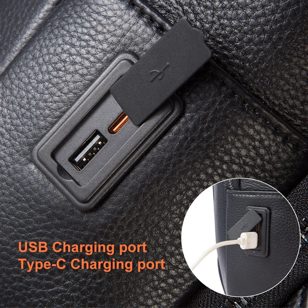 humerpaul-sac à dos de voyage pour homme d'affaires, école, extensible, usb, grande capacité, ordinateur portable 15.6 pouces, extérieur