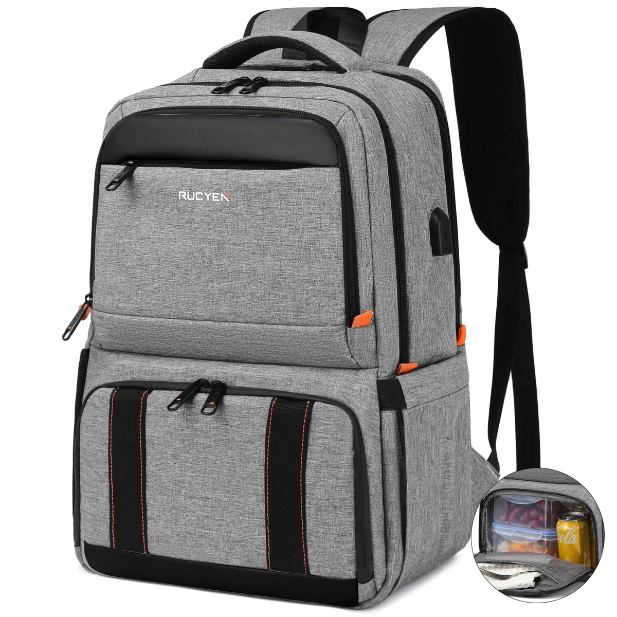 sac à dos de pique-nique isotherme, sac de voyage multifonctionnel, grande capacité, extérieur, camping, étanche, déjeuner