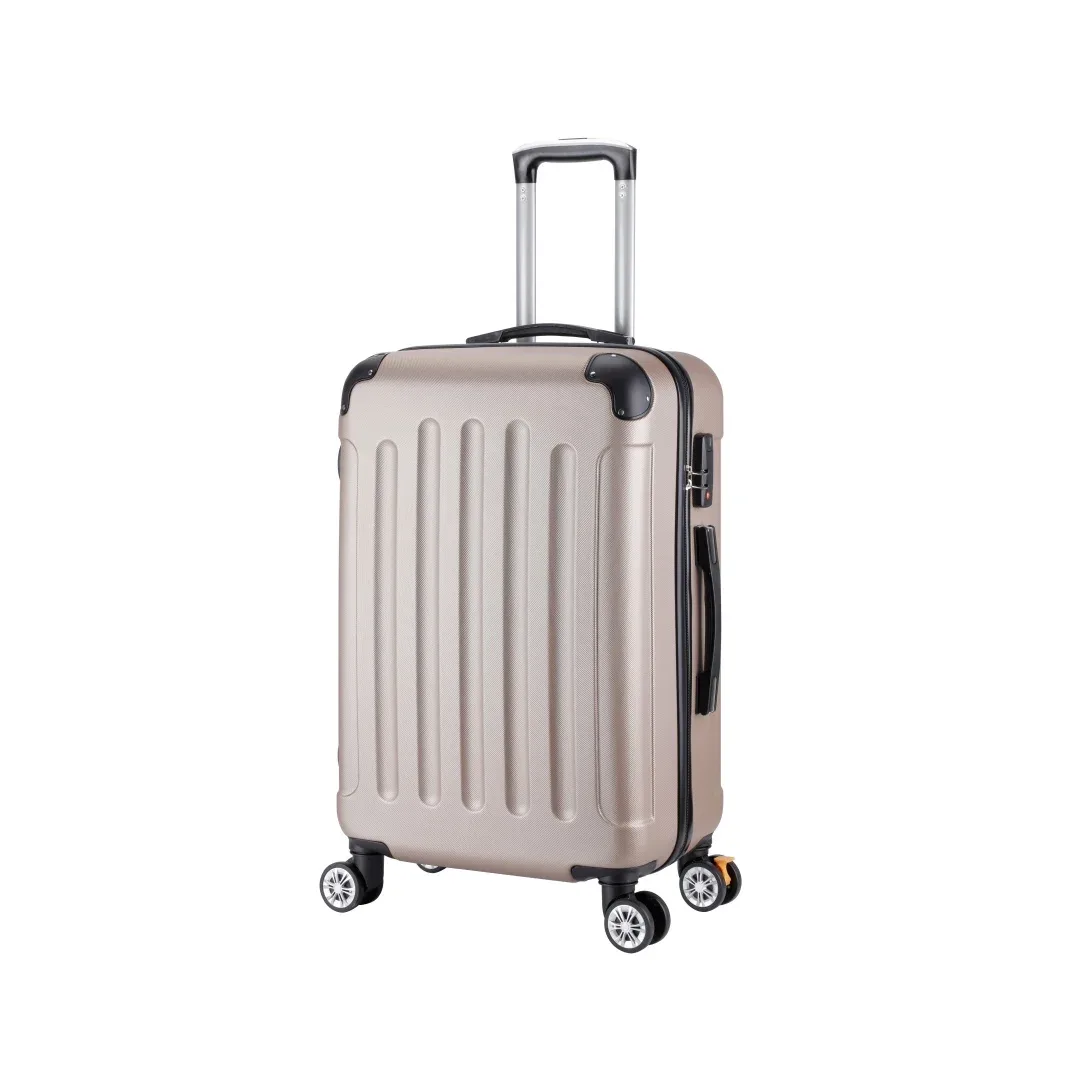 valise abs toupie lilas argentée dorée rose pastel vert menthe voyage trousse toilette leger grande capacite
