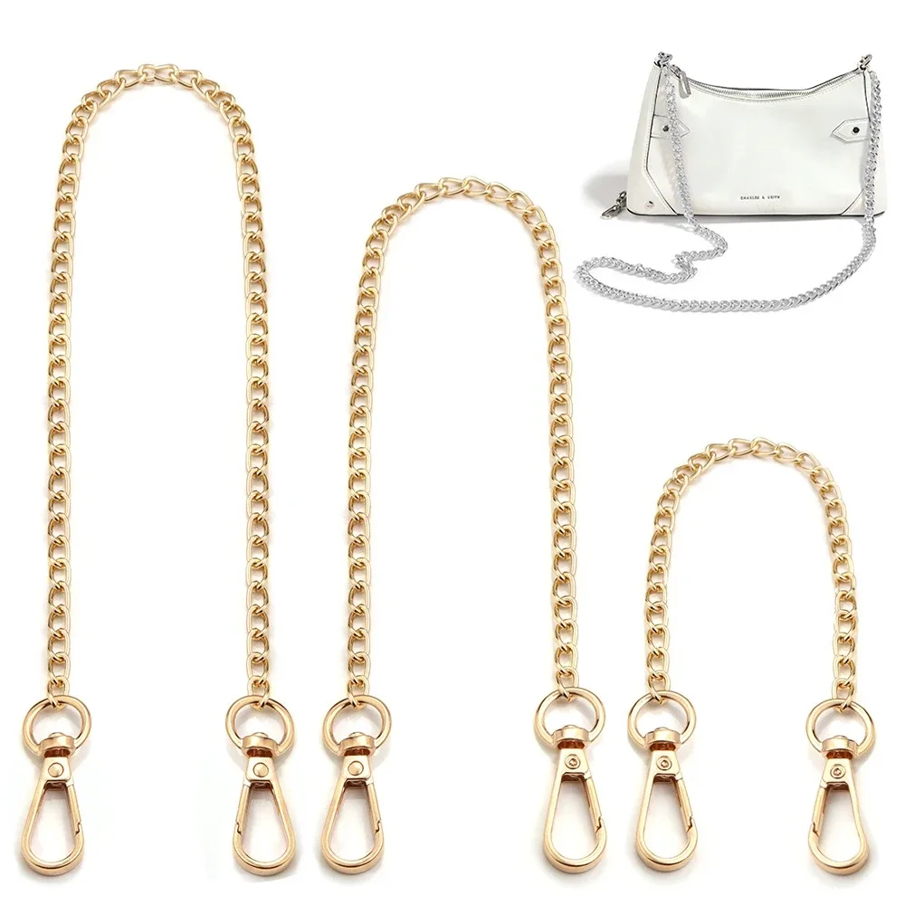chaîne métal doré argent rose marron orange rouge femmes bandoulière remplacement accessoire sac voyage