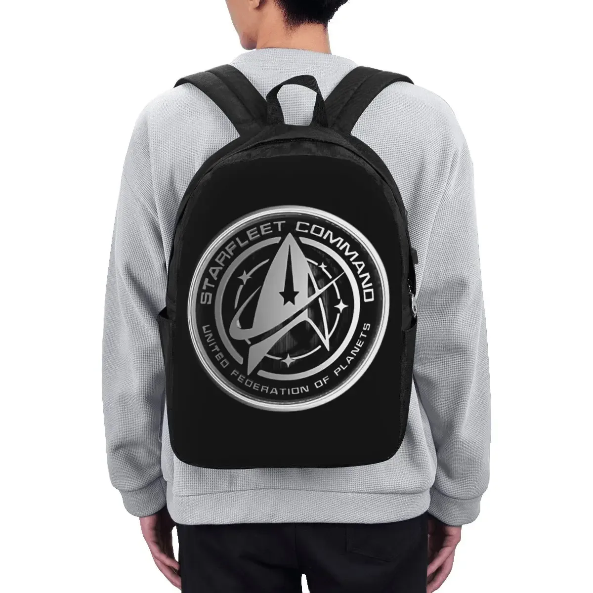 sac à dos star treks science fiction tv series, sac de voyage pour ordinateur portable, sac d'école pour étudiants, sac à bandoulière pour ordinateur portable