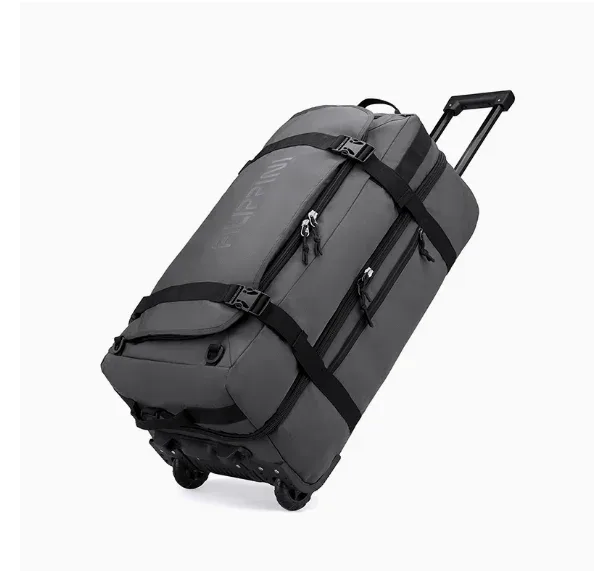 sac à roulettes pliable pour hommes, sac à dos de voyage grande capacité, organisateur de coffre, sac à roulettes portable, sac de cabine pour hommes et femmes