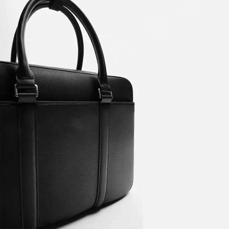 porte-documents de luxe en cuir pu pour hommes, sac à bandoulière, sacoche, fourre-tout, sac à main pour ordinateur portable de banlieue, nouvelle collection