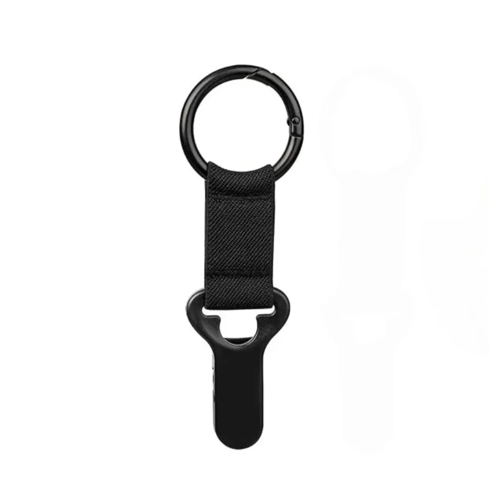 clip voyage chapeau nylon noir portable antidérapant support sac main dos bandoulière usage trajet transport chapeau soleil coton baseball paille