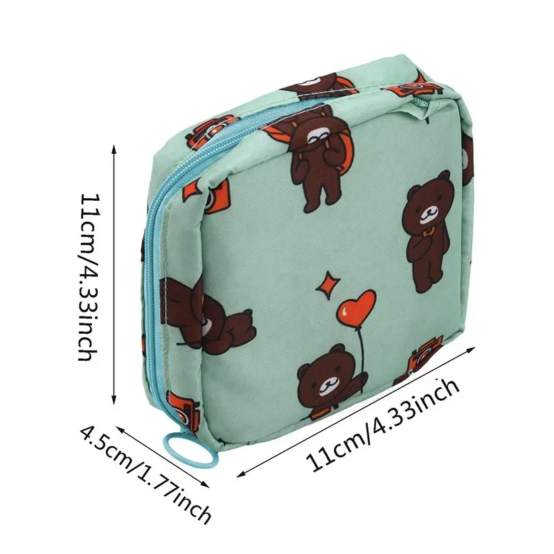 trousse toilette nylon imprimés animaux bleu rose noir blanc pastel voyage maquillage cosmétiques organiseur écouteurs monnaie