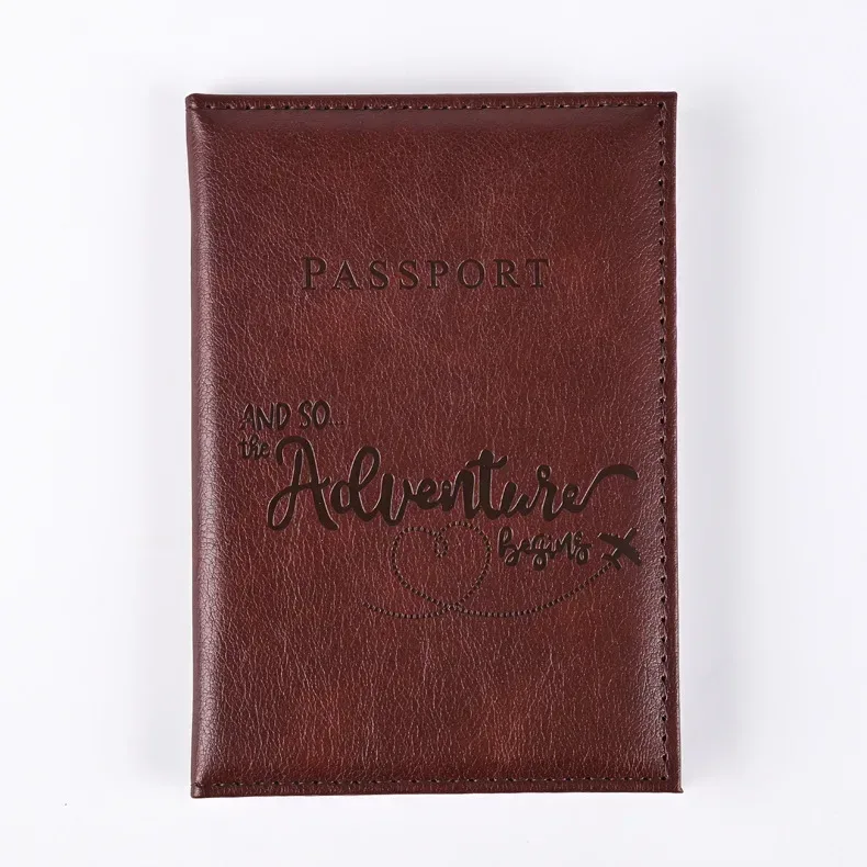 porte-passeport, couverture portefeuille, essentiels de voyage, étui à cartes en cuir pu, accessoires de voyage internationaux pour femmes/hommes