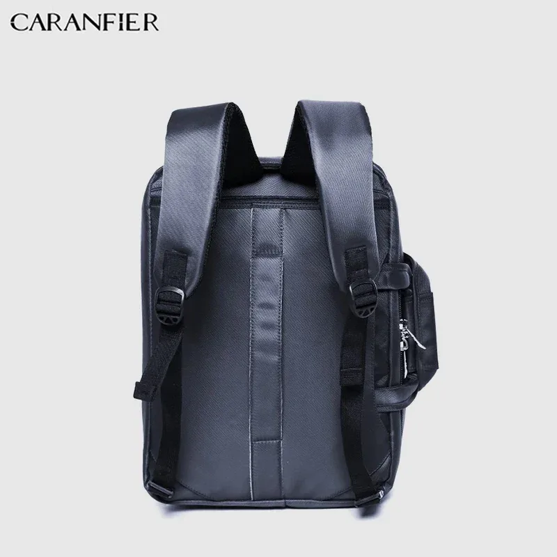 porte documents nylon black grey coffee bande anière poignée supérieure fermeture éclair computer interlayer voyage unisexe